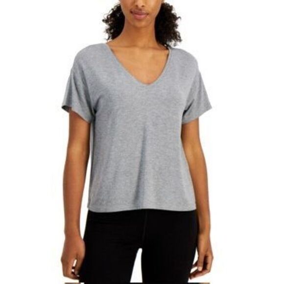 Ideology Ideology Womens V-Neck T-Shirt;Small - Picture 1 of 3